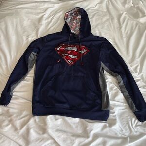 DC Comics Superman Dark Blue Hoodie